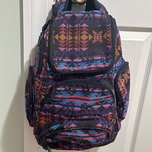 RARE: Speedo Multicolor Patterned Backpack small